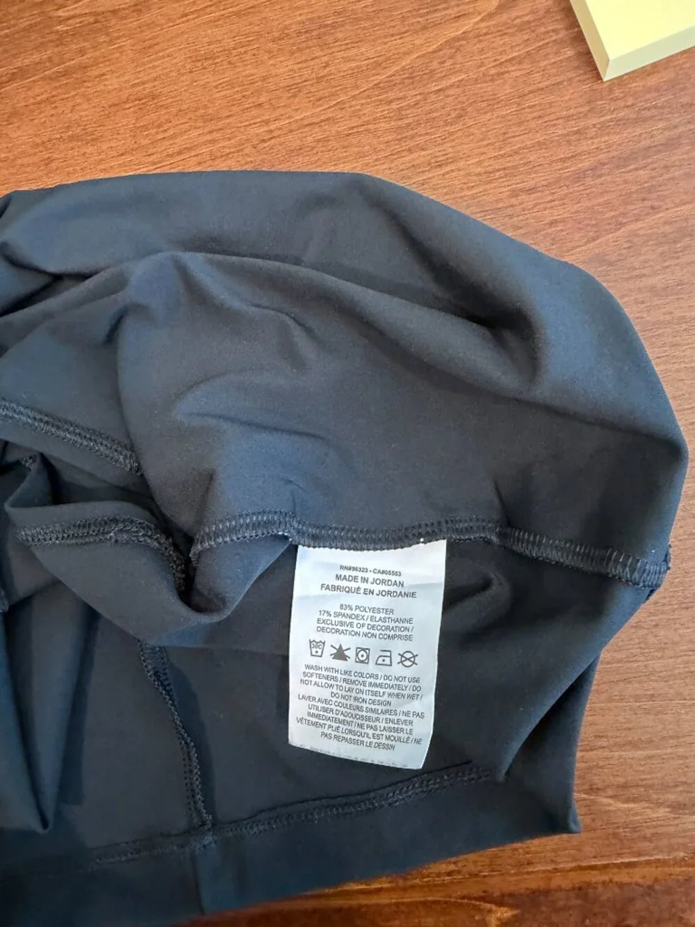 Nike Pro Dri-Fit Crop Tank Top Women's Size L Black